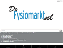 Tablet Screenshot of defysiomarkt.nl